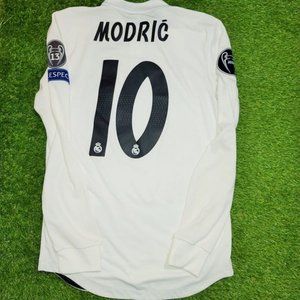 Modric Real Madrid 2018 2019 UEFA PLAYER ISSUE Soccer Jersey S
